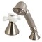 Kingston Brass KSK2368PXTR Transfer Valve Set For Roman Tub Filler, Brushed Nickel KSK2368PXTR - alternate 1